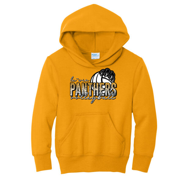 Le-Win Volleyball 2026 - Youth Core Fleece Pullover Hooded Sweatshirt Thumbnail
