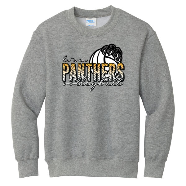 Le-Win Volleyball 2026 - Youth Core Fleece Crewneck Sweatshirt Thumbnail