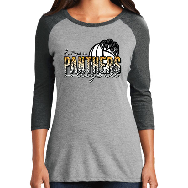 Le-Win Volleyball 2026 - Women's Perfect Tri ® 3/4 Sleeve Raglan Thumbnail